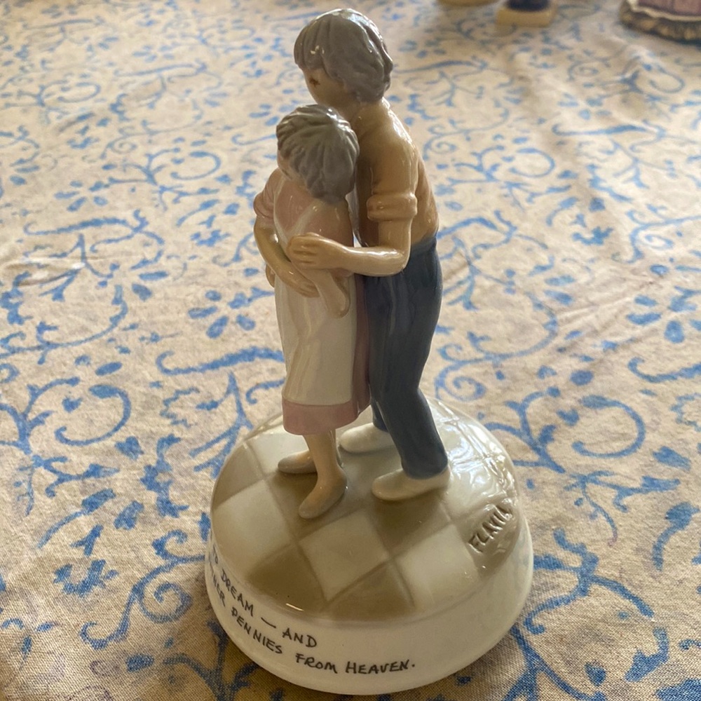 Vintage 1984 Flavia “The Dance Lesson” music box figurine.  Collector’s item. - Picture 3 of 12
